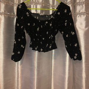 square neck crop top